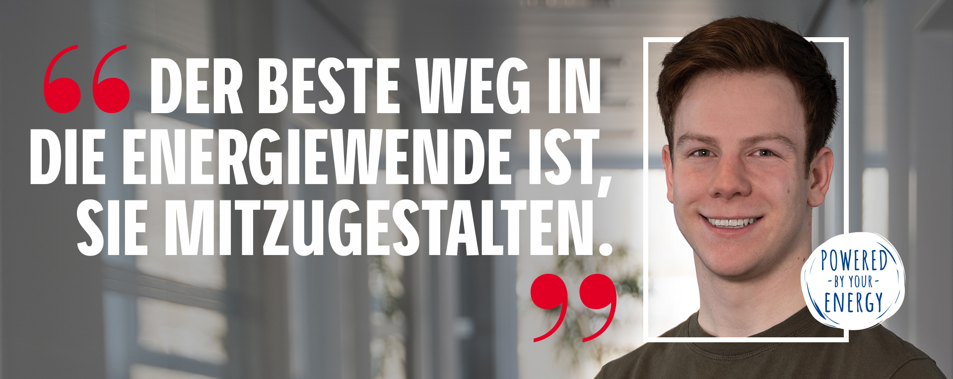Zukunft gestalten Menschen mit Energie.